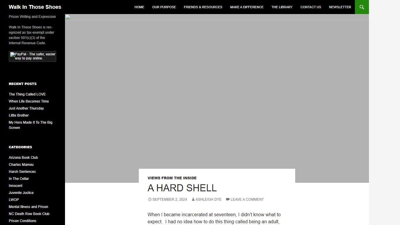 A Hard Shell Walk In Those Shoes